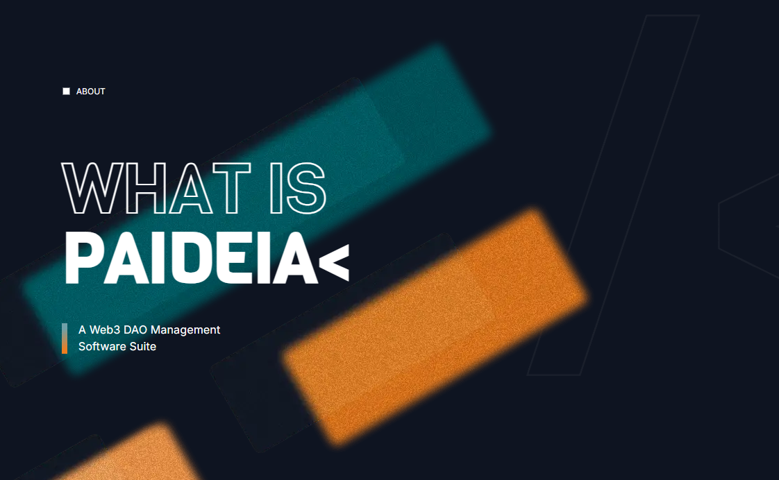 Paideia - DAO Management Software Suite
