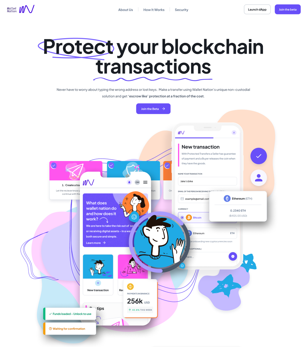 Wallet Nation - Ethereum Escrow Wallet App